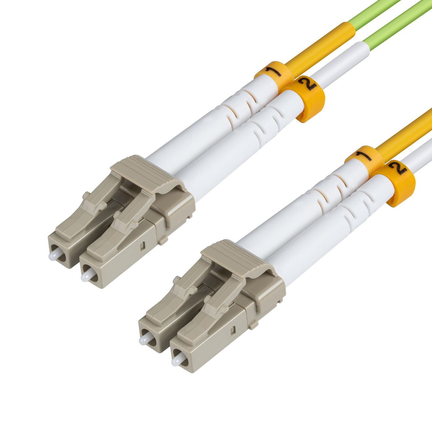 Microconnect LWL-Patchkabel – LC-LC (UPC), Multi-Mode OM5, 0,5 m, LSZH, Grün