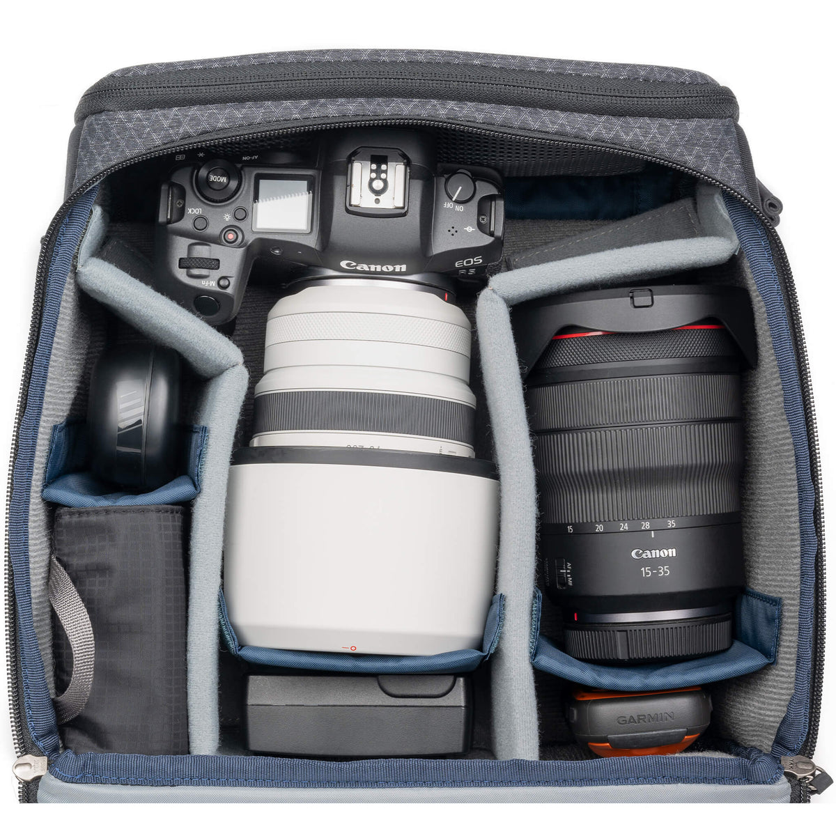 Think Tank Stash Master M Umhängetasche – Nylon, Polyurethan – Grau – 10 l – für DSLR und Systemkameras