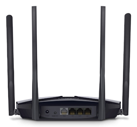 Mercusys MR80X – WLAN-Router – Wi-Fi 6 Dual-Band (2,4/5 GHz), 3,0 Gbit/s