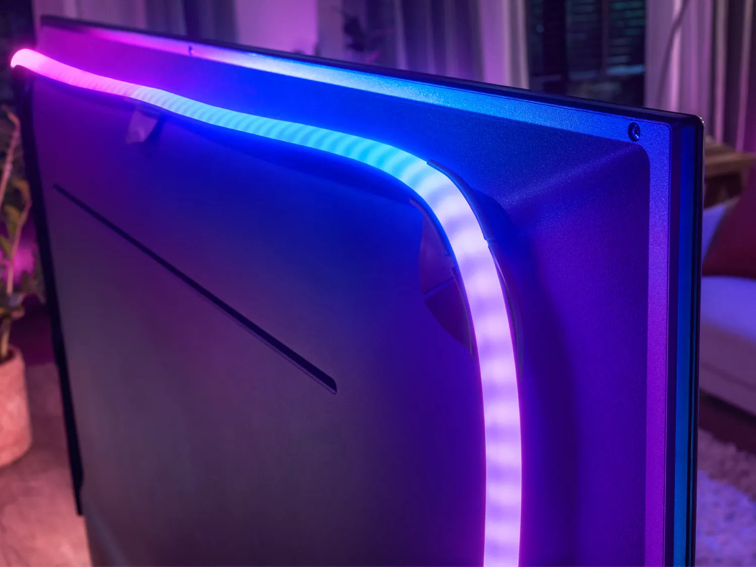 Philips by Signify Philips Hue LED-Strip Gradient Lightstrip 65 – 2,54 m, 1020 lm, 2000–6500 K, dimmbar, BT/Zigbee, für 65"