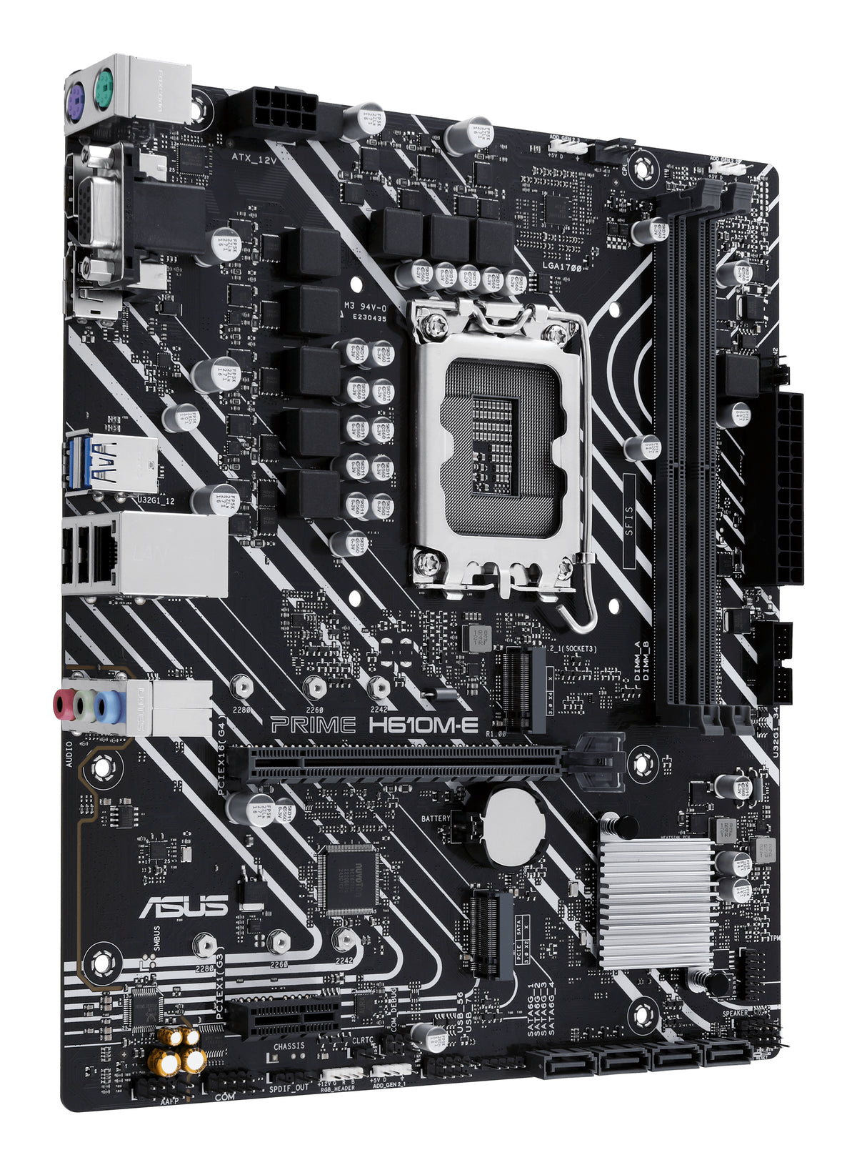 ASUS PRIME H610M-E-CSM – Mainboard – LGA 1700, Intel H610, mATX, DDR5