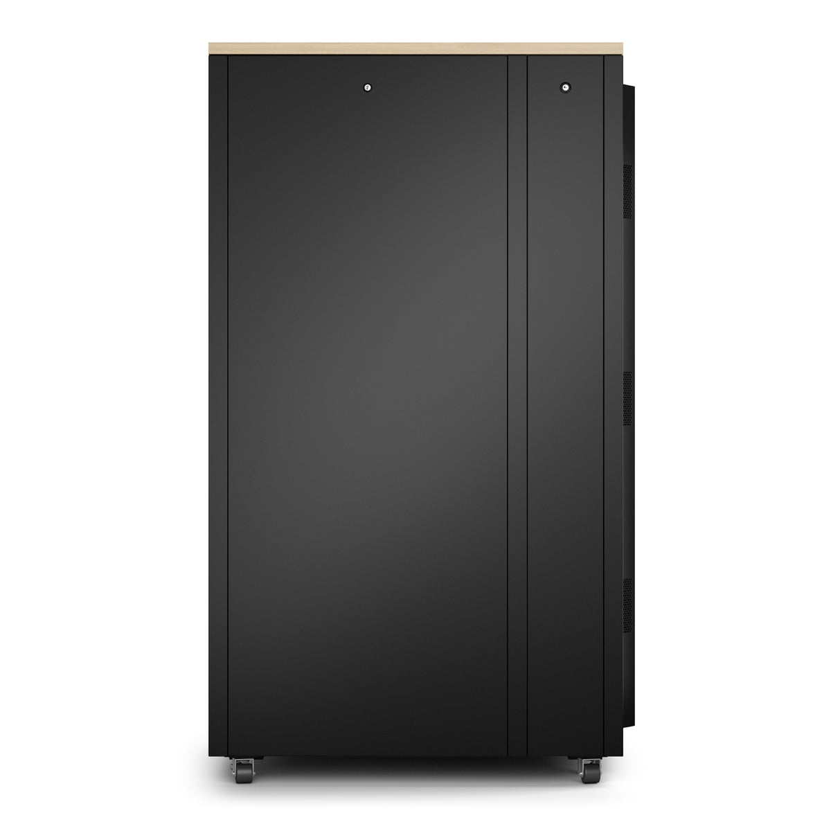 APC NetShelter Soundproof – 19" Netzwerkschrank 38U, abschliessbar, 750 × 1130,4 × 1940 mm, schwarz/ahorn