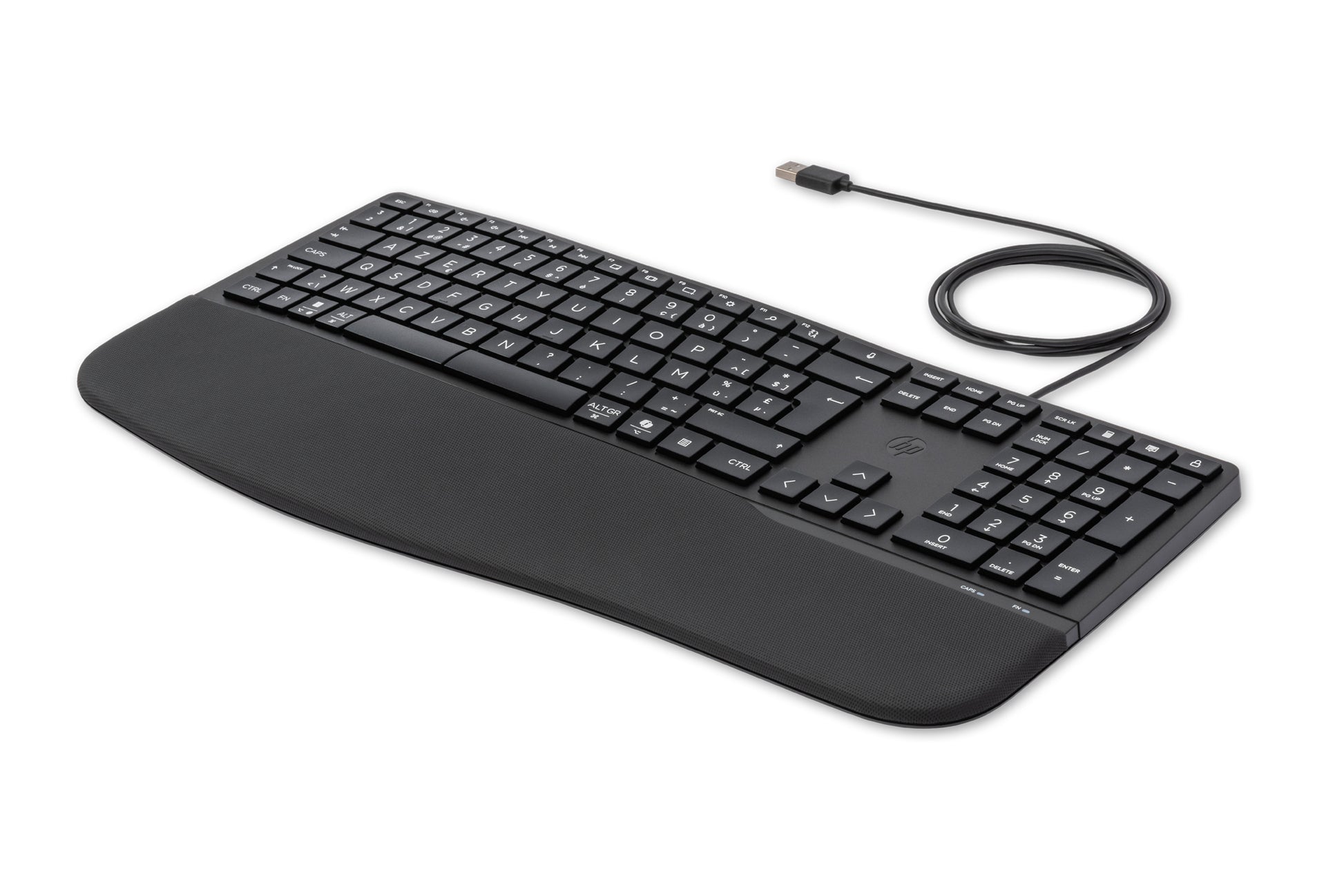 HP 480 Comfort – Tastatur – kabelgebunden – USB – AZERTY (BE) – Schwarz