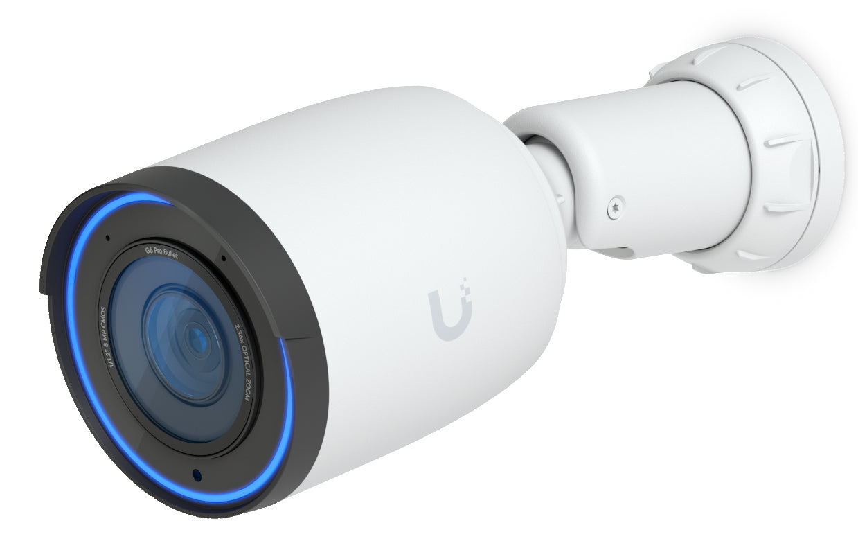 Ubiquiti Bullet-Kamera, 4K (8 MP), 5,9 – 13,8 mm varifokal, Innen/Aussen, PoE, IP66, Weiss
