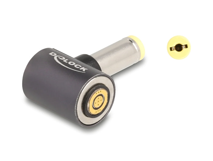DeLOCK Adapter Acer 5,5 × 1,7 mm zu 8-Pin (magnetisch) – 20 V, 3 A – Anthrazit