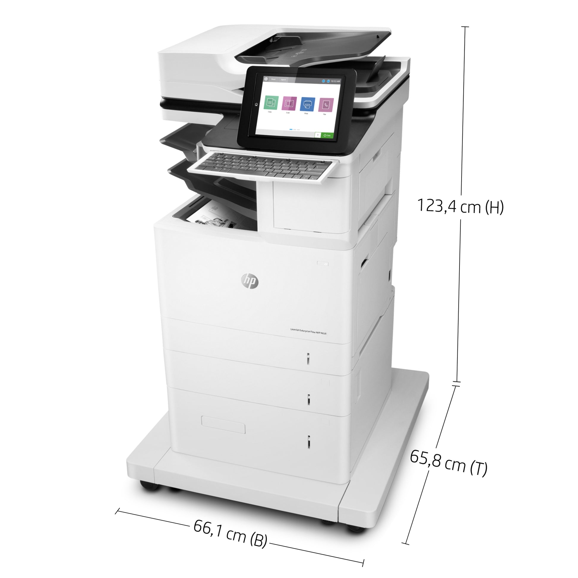 HP Laserjet Enterprise Flow M636z – S/W Laser-MFP