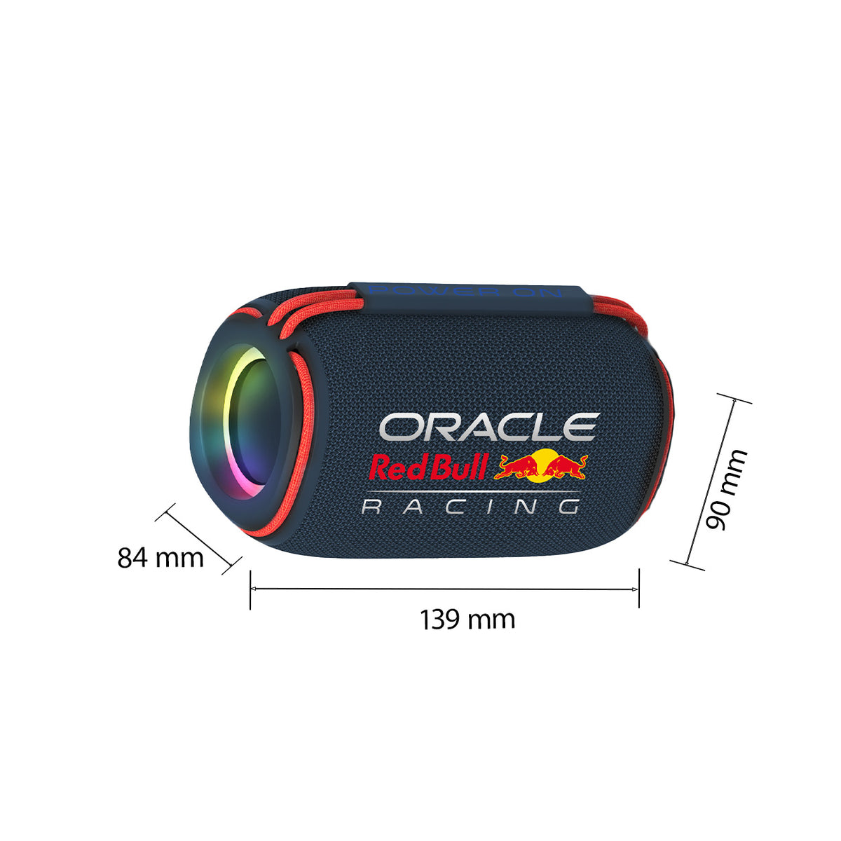 Red Bull Racing RB-SK440 – Bluetooth-Lautsprecher – 8 W, spritzwassergeschützt, 6 h, mehrfarbig