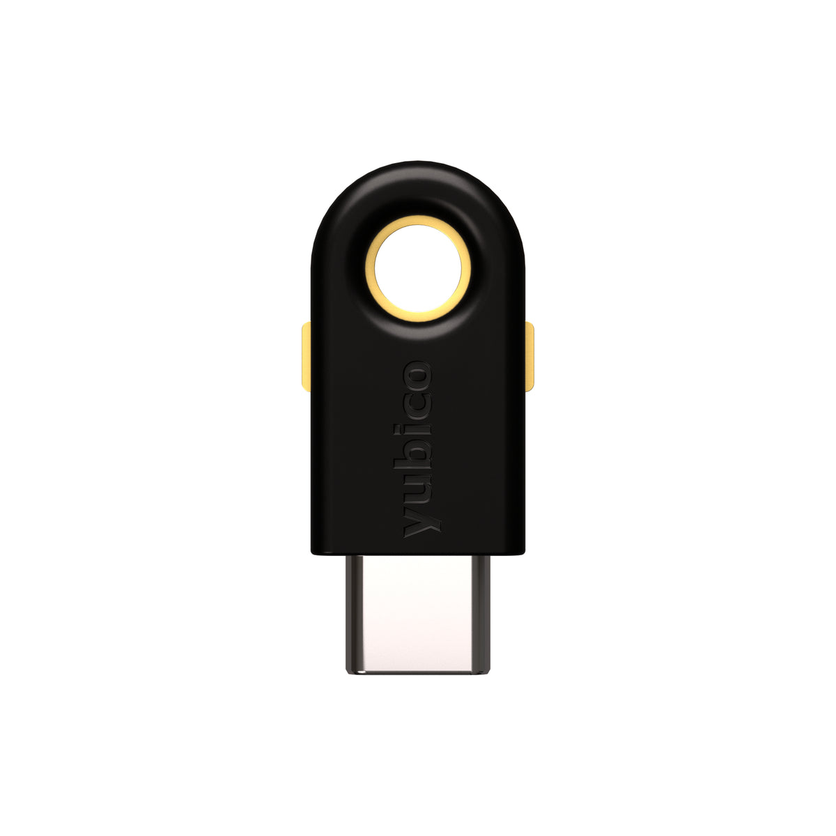 Yubico FIDO-HID-Gerät YubiKey 5C FIPS – für Windows, macOS, Chrome OS u. a., schwarz, IP68