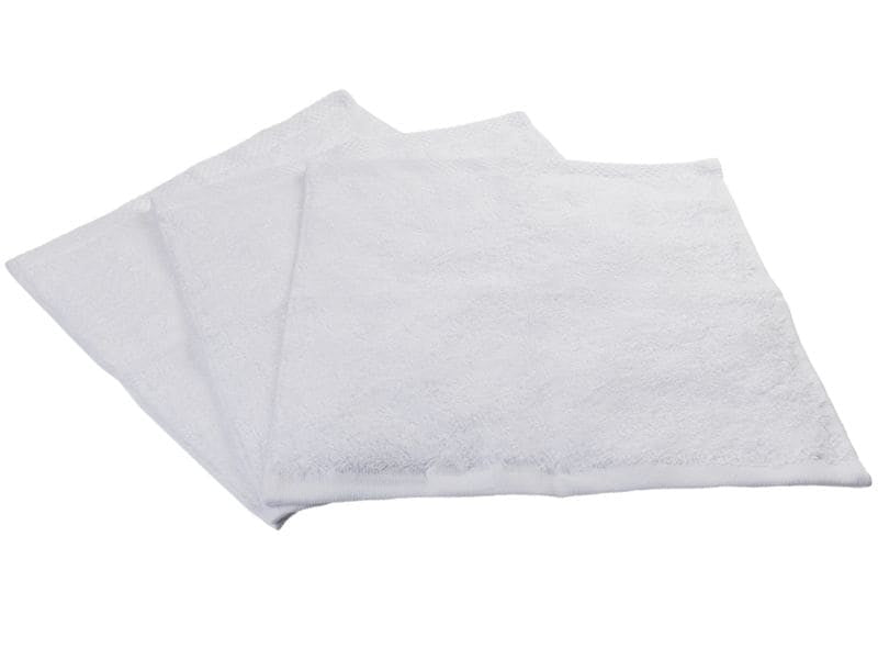 COCON Waschlappen – 30 × 30 cm, Weiss, 100% Baumwolle, 550 g/m², 3er-Set, OEKO-TEX