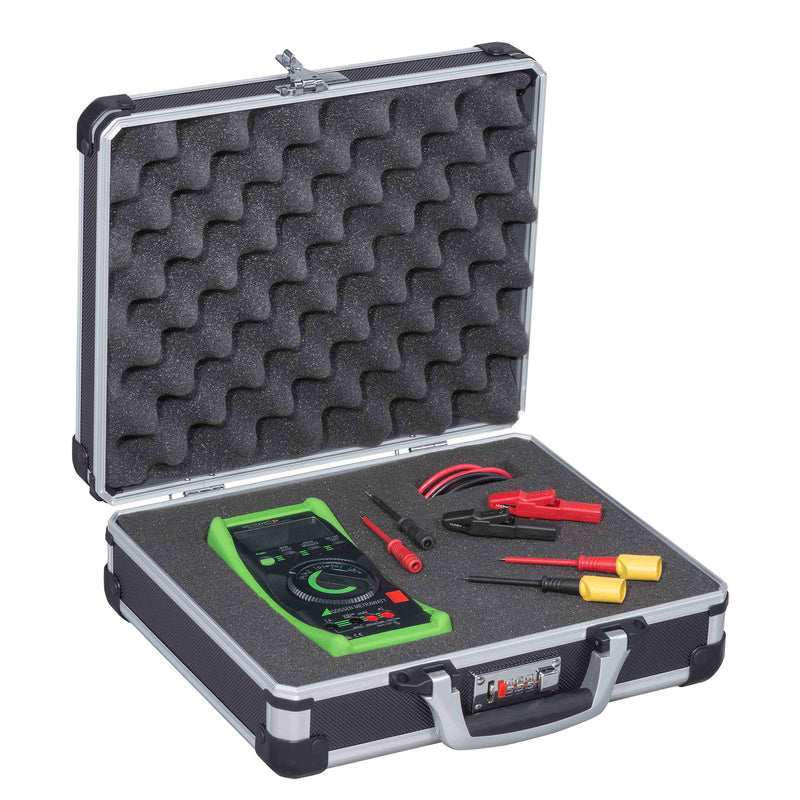 Allit AluPlus Protect 36 Werkzeugkoffer – mit Schaumstoffpolster, abschliessbar, B 355 × H 135 × T 325 mm