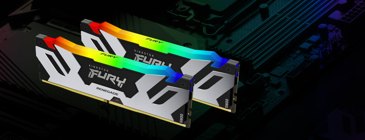 Kingston Technology Kingston FURY Renegade RGB – 32 GB (2×16 GB) – DDR5‑8000 MT/s CL38, 1.45 V, 288‑Pin DIMM