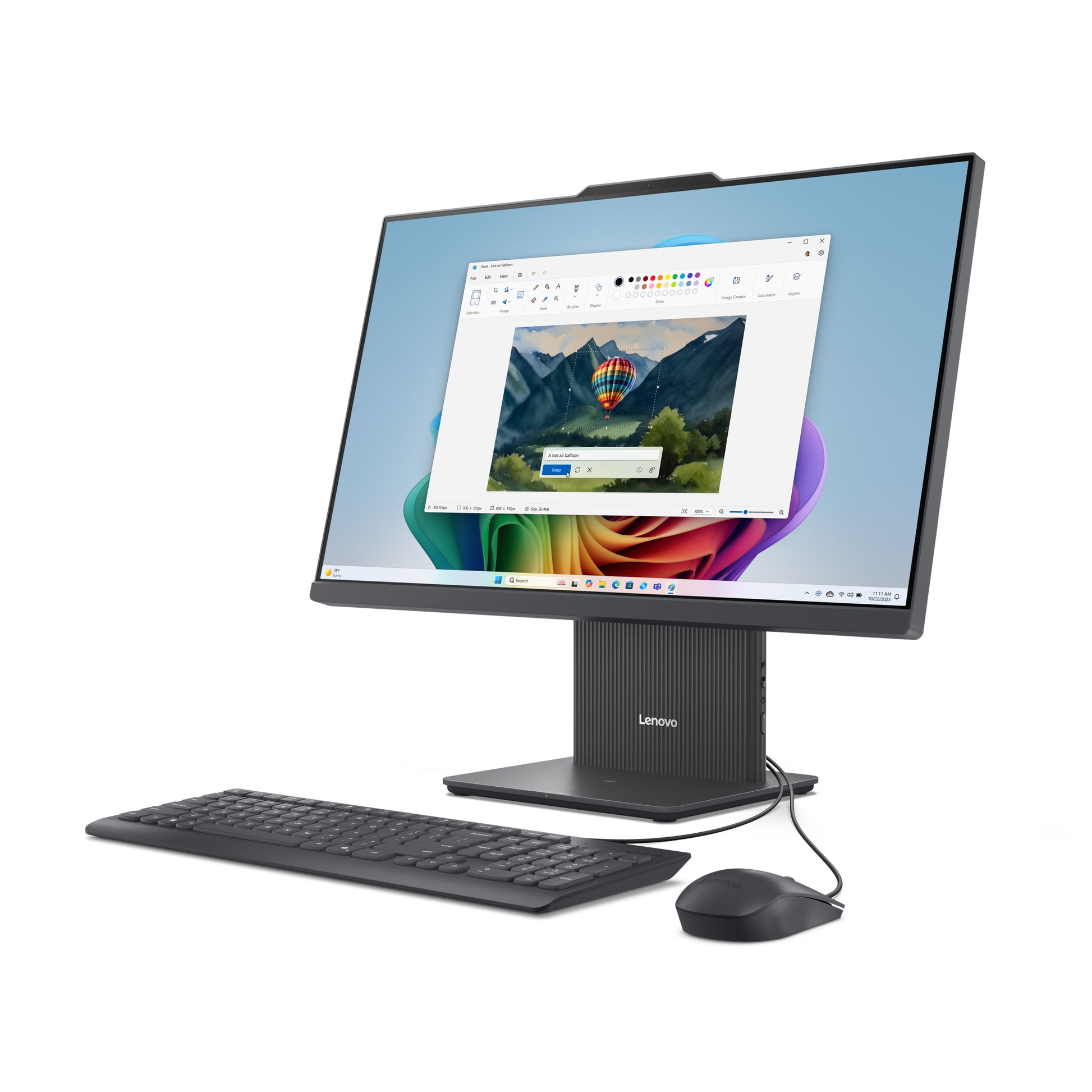 Lenovo IdeaCentre 24 All-in-One – 23,8" Full HD, AMD Ryzen 5, 16 GB RAM, 1 TB SSD, Windows 11 Home