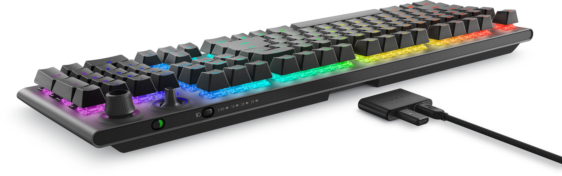 Alienware AW920K Tri-Mode Wireless – Gaming-Tastatur – Mechanisch (Cherry MX Red) – USB, Bluetooth & 2,4 GHz –