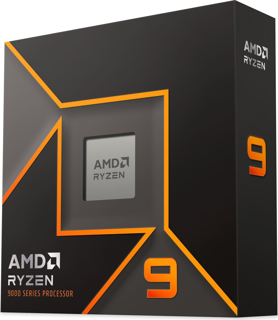 AMD Ryzen 9 9900X – Prozessor – 12 Kerne/24 Threads, 4,4–5,6 GHz, 76 MB Cache, 120 W, Sockel AM5, DDR5
