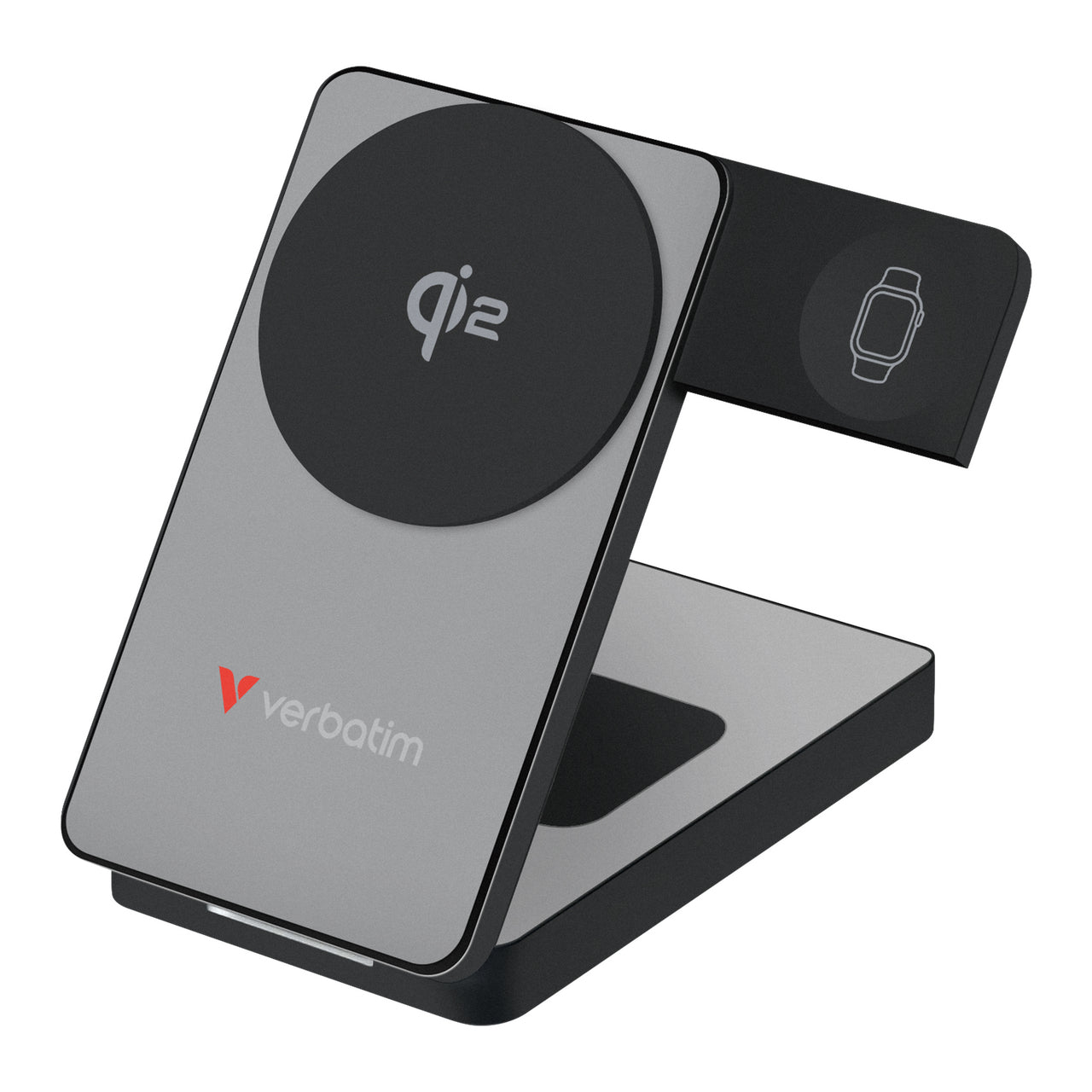 Verbatim Charge 'n' Go Qi2 Magnetische MagSafe Powerbank 10'000 mAh – 30 W PD, Qi2 15 W, 1× USB-C, grau