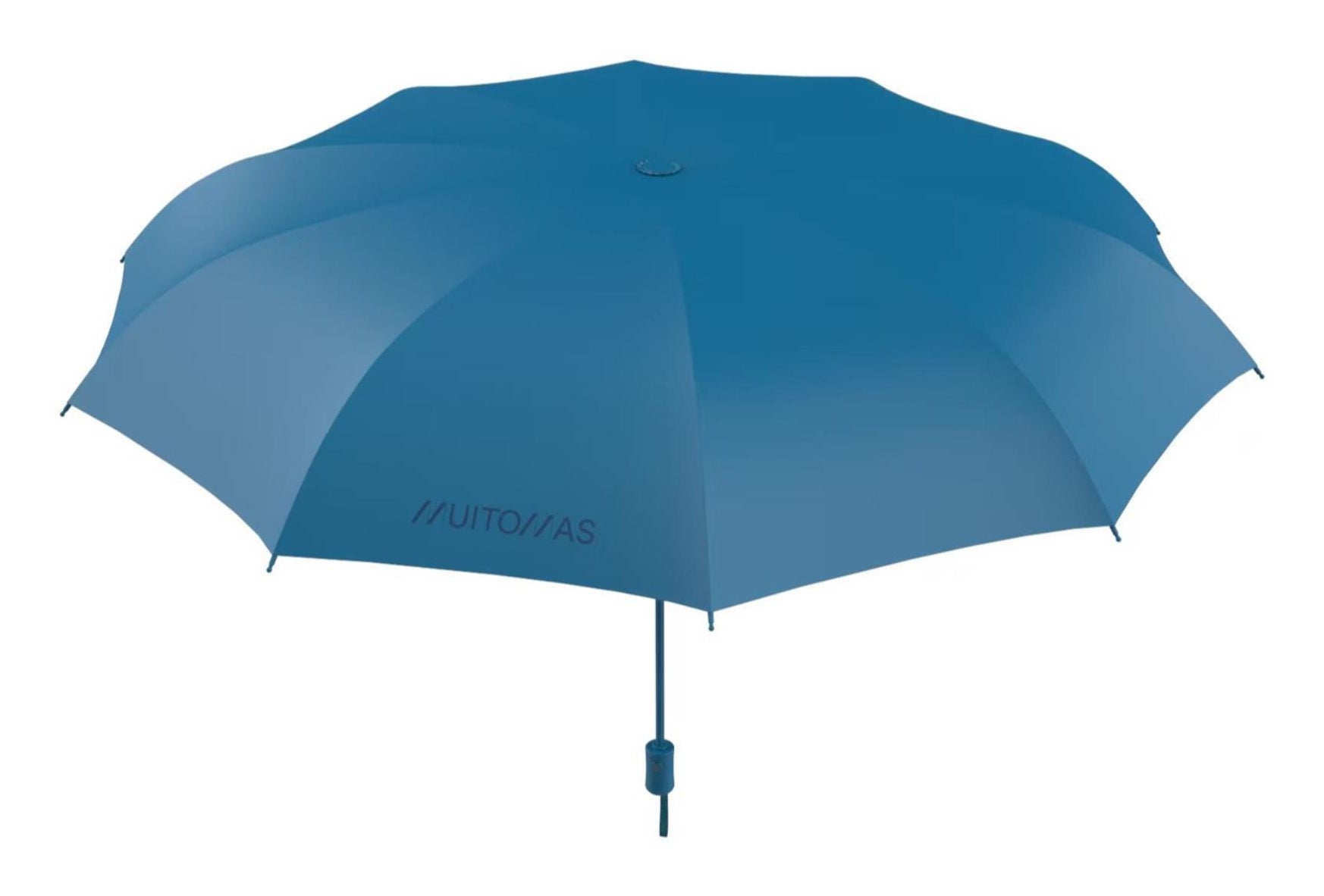 Muitomas Taschenschirm – Automatik, Ø 58 cm – Blau – mit Shopper