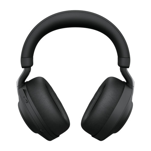 Jabra Evolve2 85 Office-Headset – On-Ear, Stereo, BT, ANC, UC-optimiert, mit USB-A-Dongle, Schwarz
