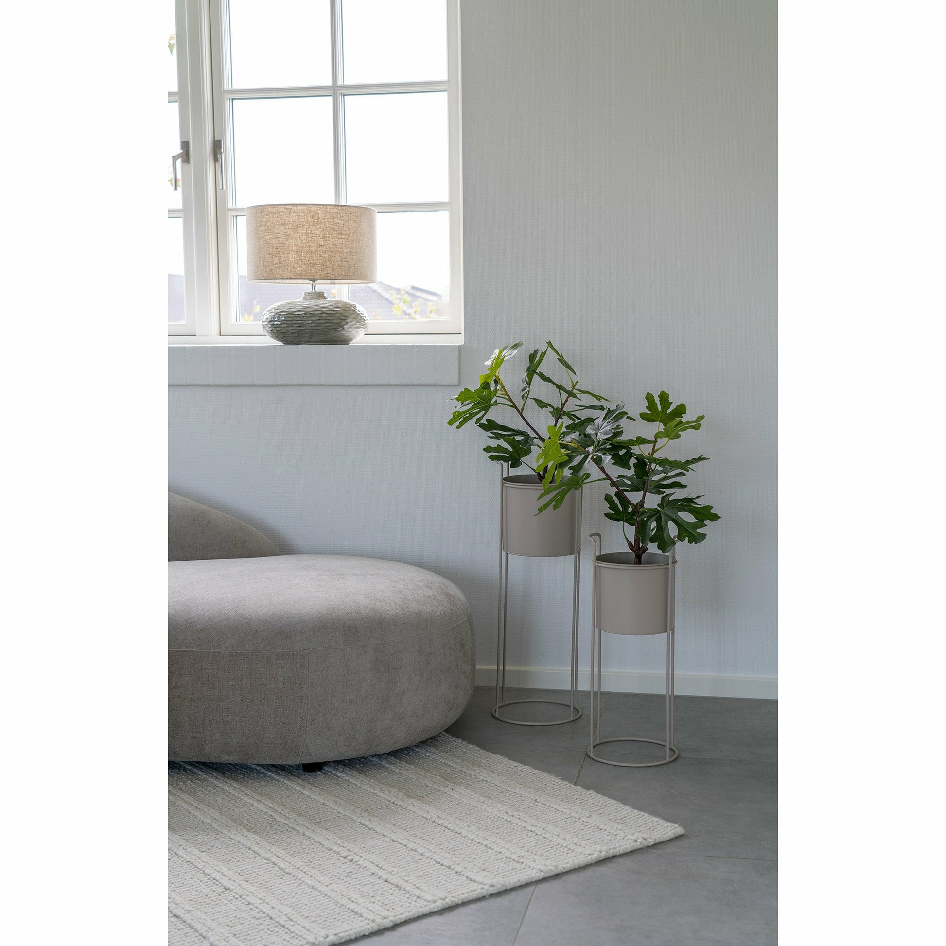 House Nordic Pflanzenständer-Set Rabo – H 65 cm, Sand
