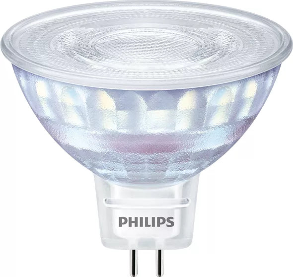 Philips by Signify Philips LED-Reflektor MR16 GU5.3 – 621 lm, 7 W, Warmweiss 2200–2700 K, 36°, dimmbar – 1 Stk., Glas