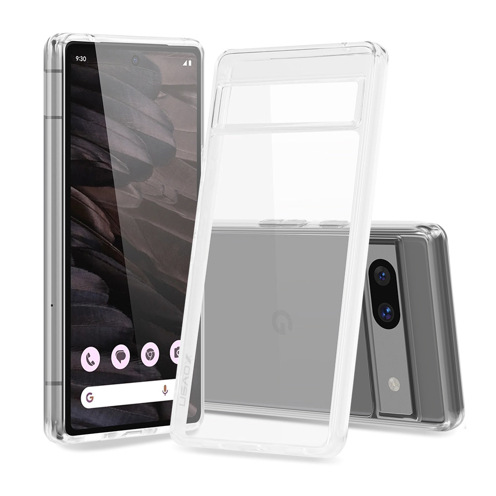 nevox StyleShell SHOCKFlex – Backcover – für Google Pixel 8, Transparent, schmutzabweisend, kratzresistent, sc