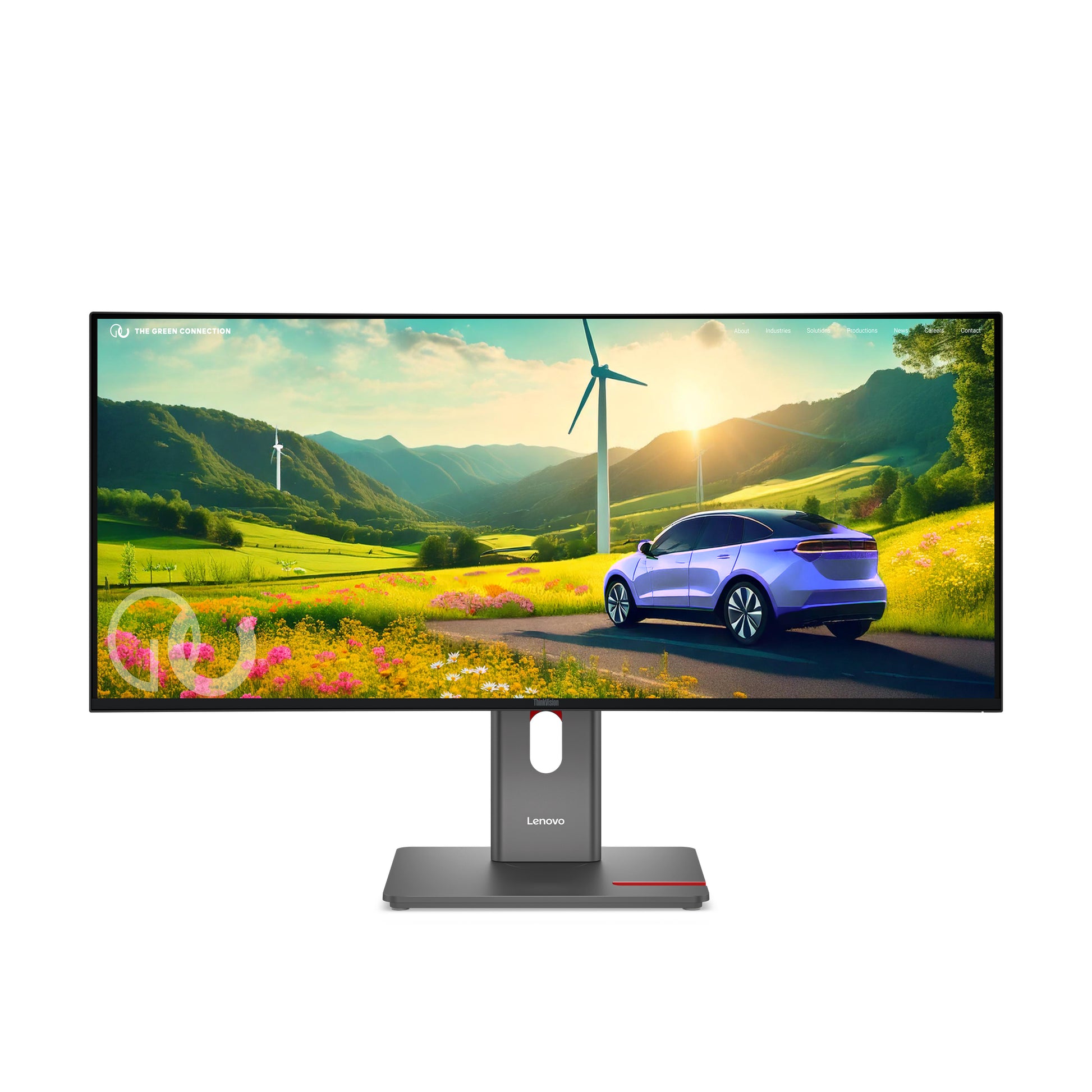 Lenovo ThinkVision P34WD-40 – 34" Curved, 3440 × 1440 (UWQHD), IPS, 120 Hz, USB-C 140 W, LAN, HDR10