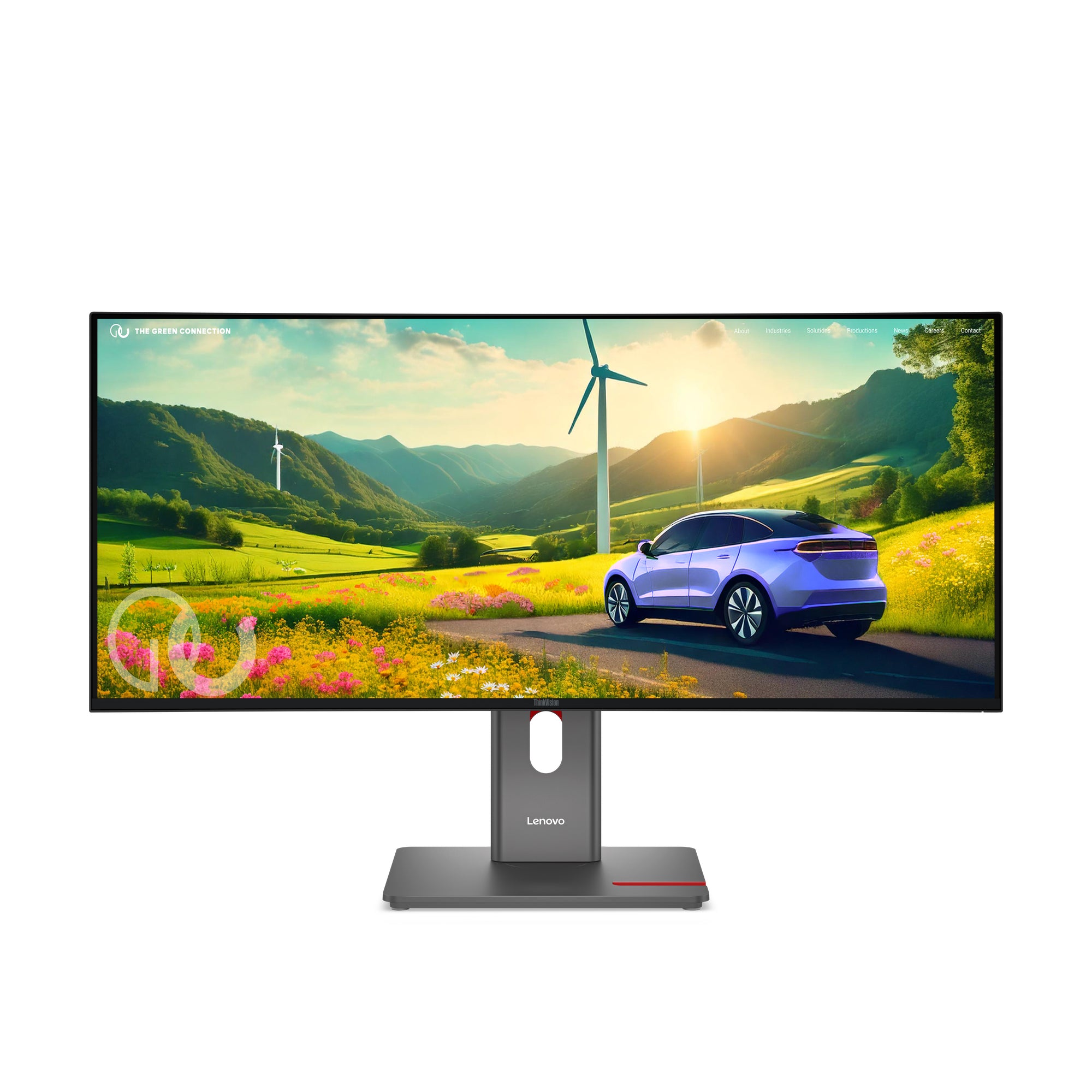 Lenovo ThinkVision P34WD-40 – 34" Curved, 3440 × 1440 (UWQHD), IPS, 120 Hz, USB-C 140 W, LAN, HDR10