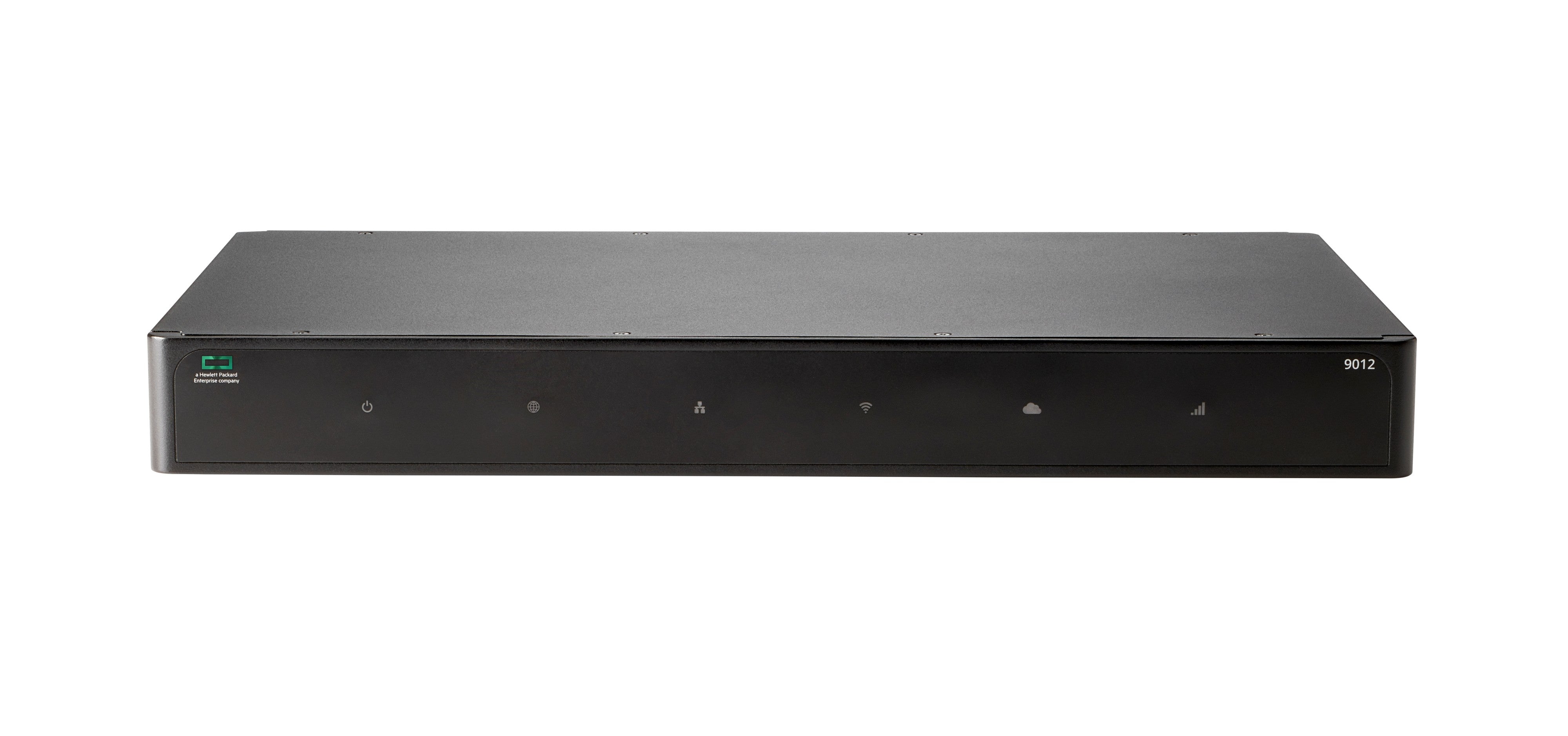 HPE Aruba 9012 (RW) – Security-Gateway/Router, 12× 1GbE, 6× PoE+, Firewall, Rackeinbau, Schwarz
