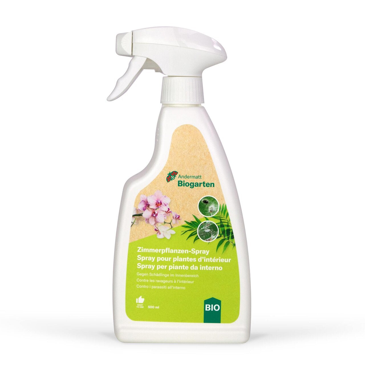 Andermatt Biogarten Insektizid Spray – 500 ml – für Zimmerpflanzen (innen)