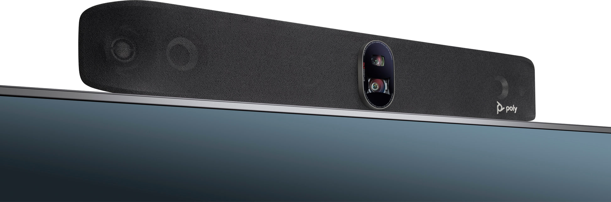 HP Poly Poly Studio X70 – 4K Ultra HD Videokonferenzsystem, 7,3× Digitalzoom, mit TC8-Controller, Schwarz