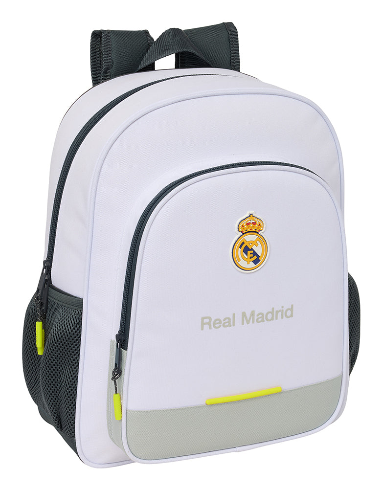Safta Kindergartenrucksack Real Madrid – 15 l, gepolsterte Schultergurte – Fussball, 320 × 380 × 120 mm