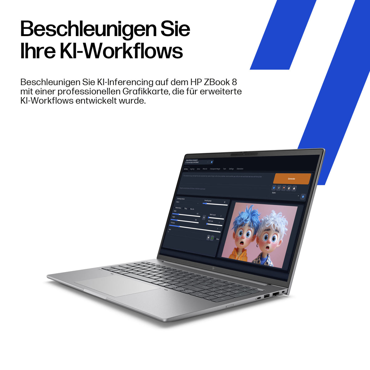 HP Zbook 8 G1I – 16" WUXGA, Core Ultra 7 255H, 16 GB, 512 GB SSD, RTX 500 Ada, Win 11 Pro
