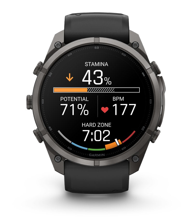 Garmin Fenix 9 Pro 47 mm GPS + Cellular – Titan Schwarz, Silikon Schwarz, 100 m