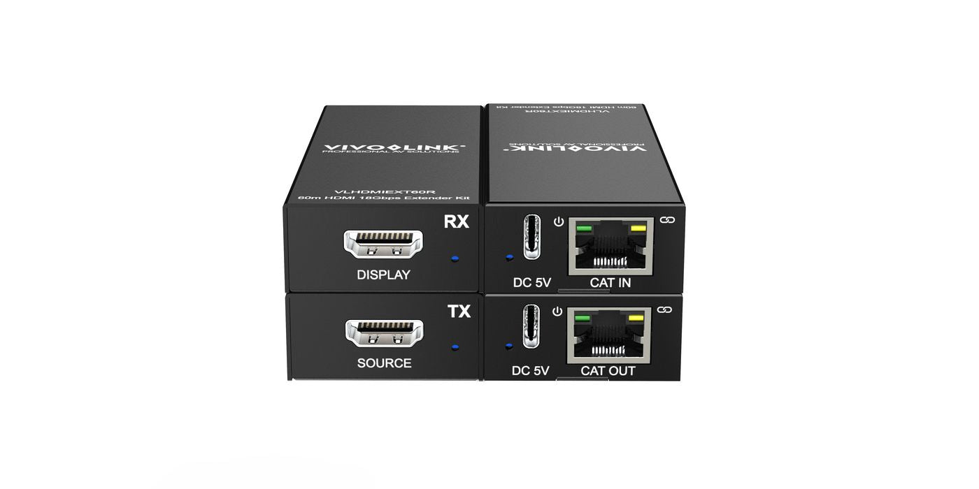 Vivolink HDMI-Extender-Set, 18 Gbit/s, bis 60 m