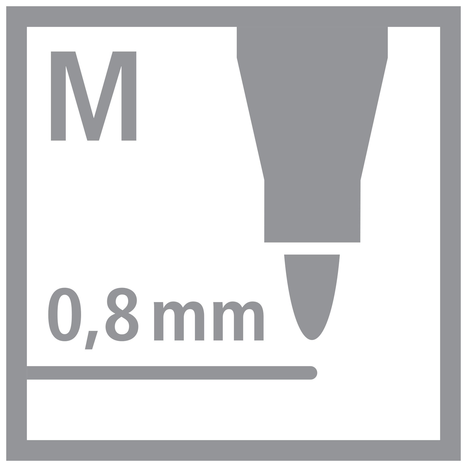 STABILO drver Fineliner – 0,8 mm, schwarz, 1 Stk.