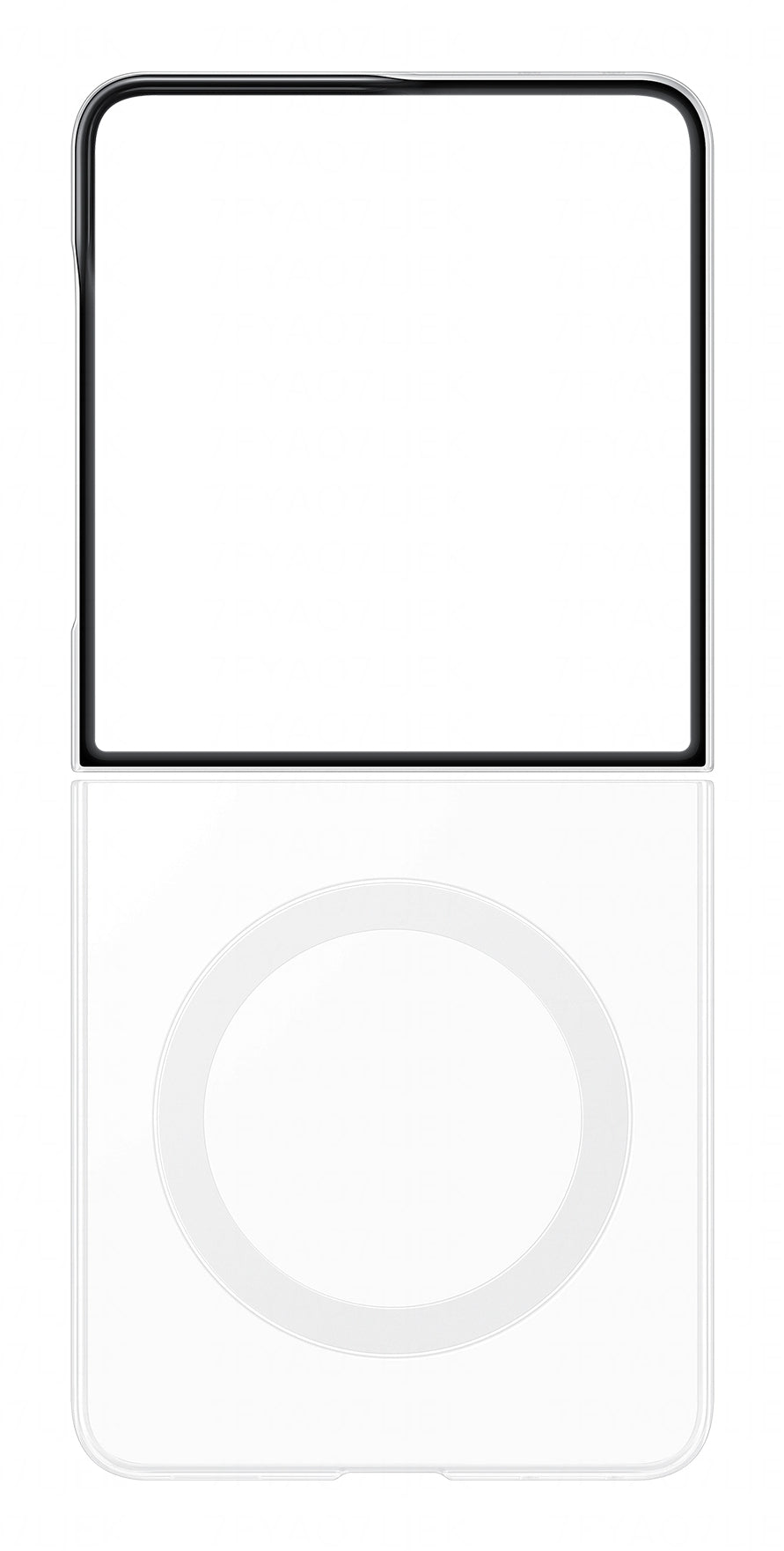 Samsung Flip 8 Clear Magnet Rückcover – für Samsung Galaxy Z Flip8, MagSafe, Kunststoff, Transparent