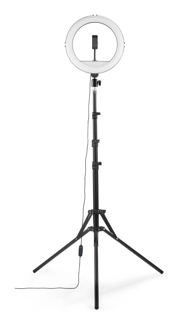 Hama SpotLight Steady 120 III Streaming-Licht – 1020 lm, 3000–6500 K – 1/4" Gewinde – USB