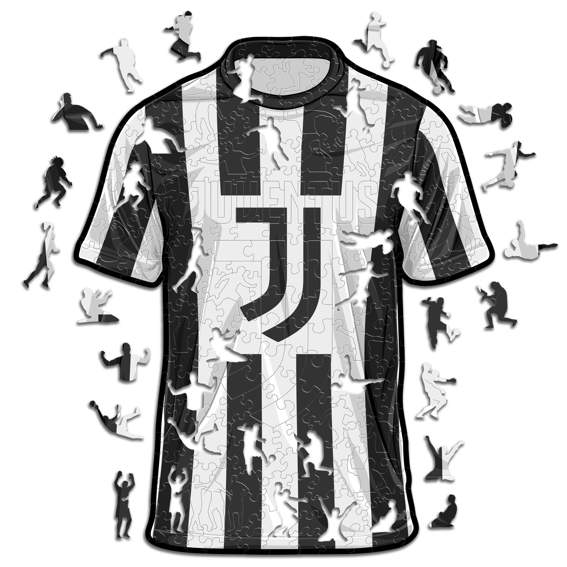 Iconic Puzzles Juventus FC – Trikot – Logikspiel, ab 10 Jahren