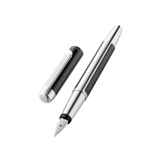 Pelikan PURA – Federspitze F – Anthrazit – Patronen