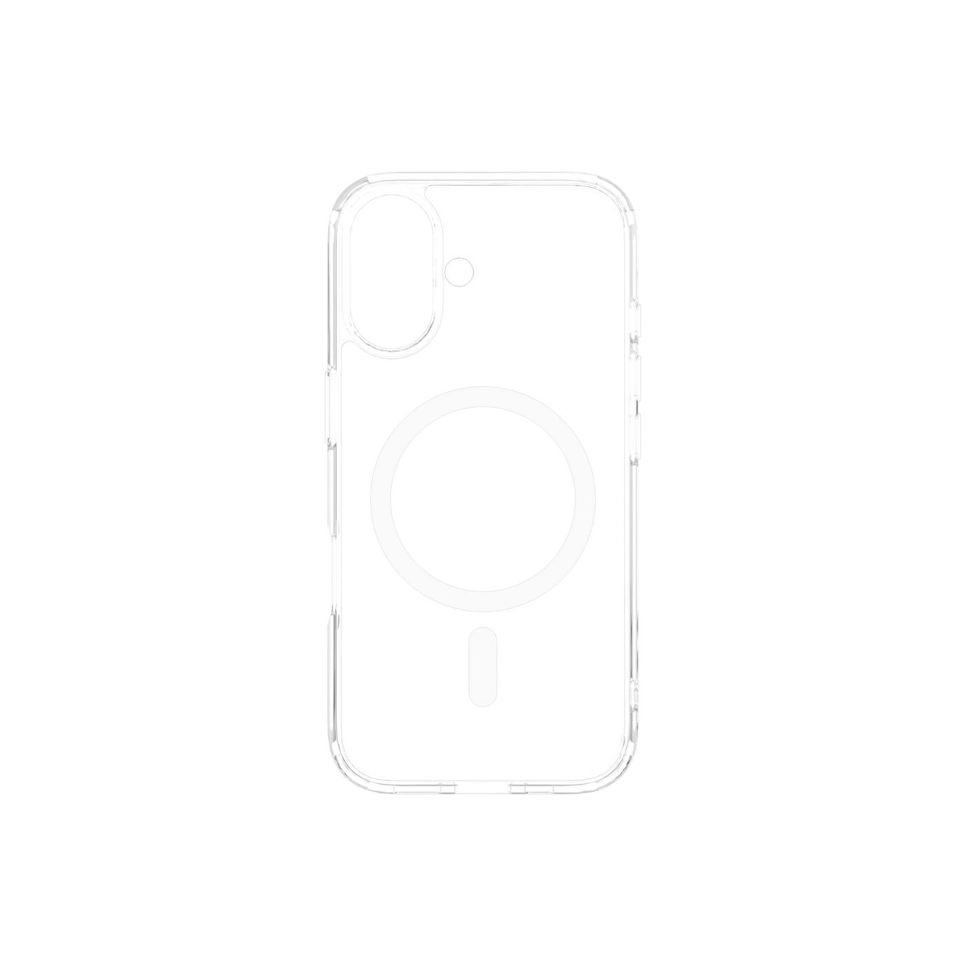 eSTUFF INFINITE OSLO (GRS) Backcover – für Apple iPhone 16, MagSafe, PC+TPU, Transparent, stossfest