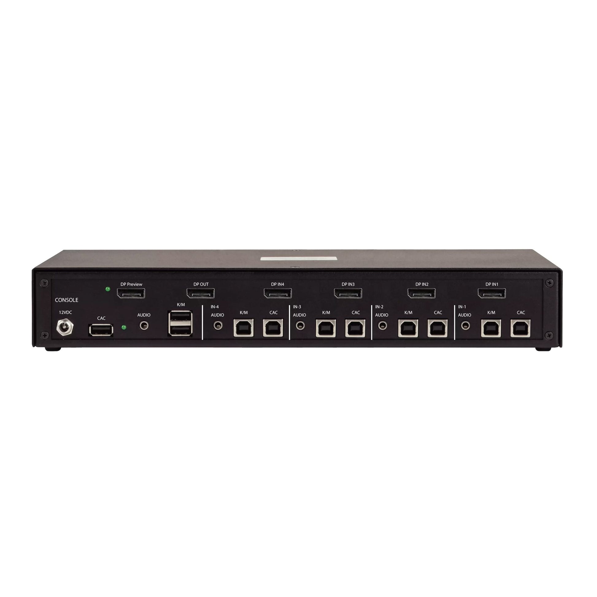StarTech.com CK4-PS104C – 4-Port DP KVM-Switch, Dual-View – 4K/30 Hz, USB 2.0-Hub, Audio, Desktop