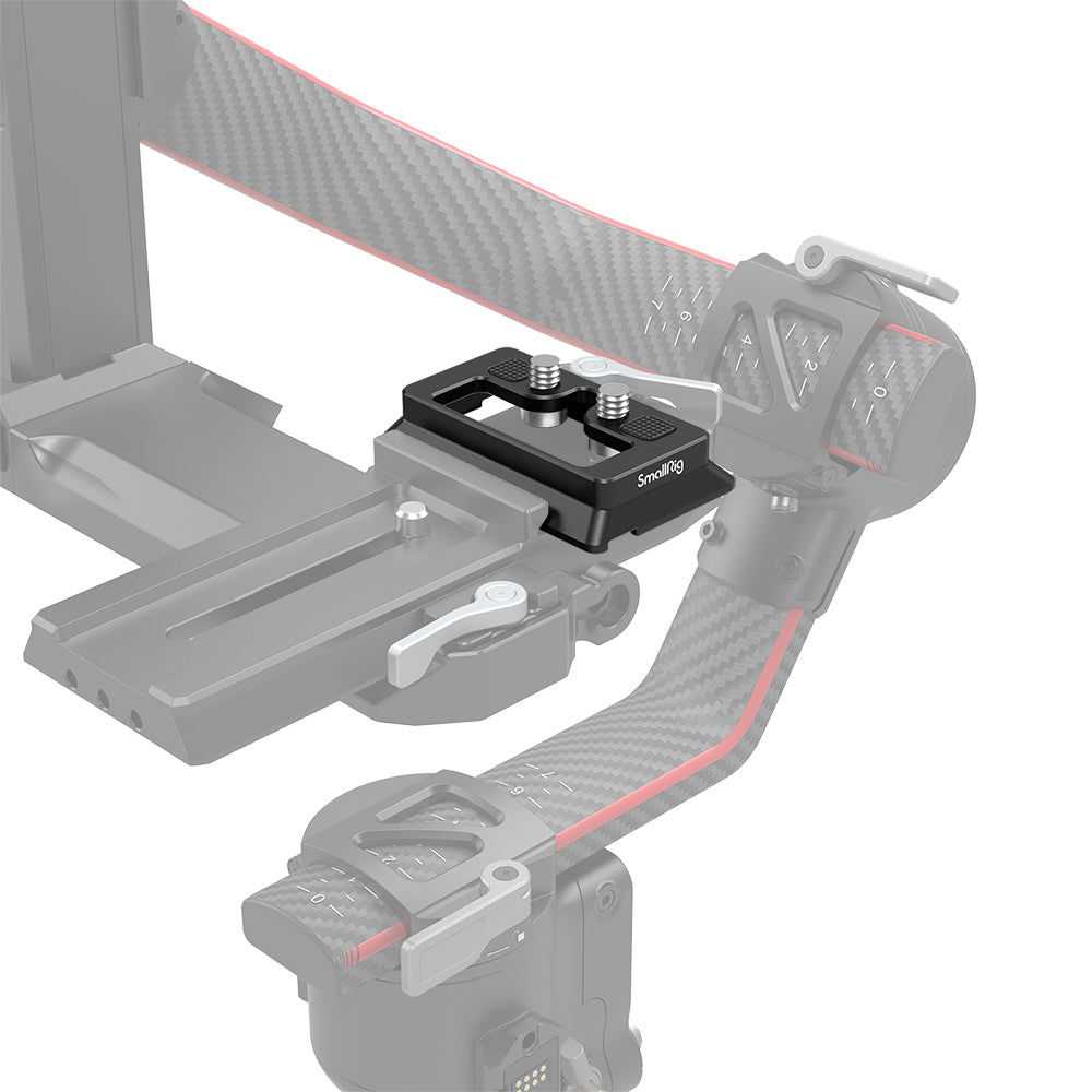 SmallRig 3154 Arca-Type Schnellwechselplatte – 1/4-20" Gewinde – für DJI RS 2, RSC 2, RS 3 usw.