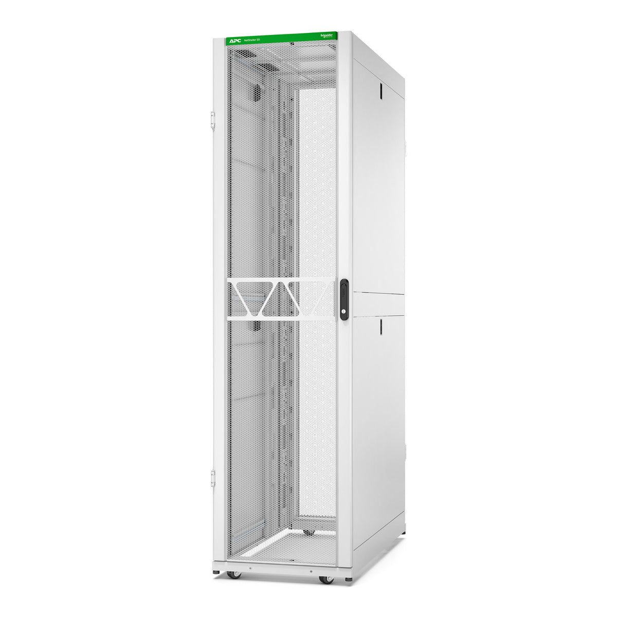 APC NetShelter SX Gen 2 – 19" Netzwerkschrank 48U, abschliessbar, 600 × 1200 × 2258 mm, weiss