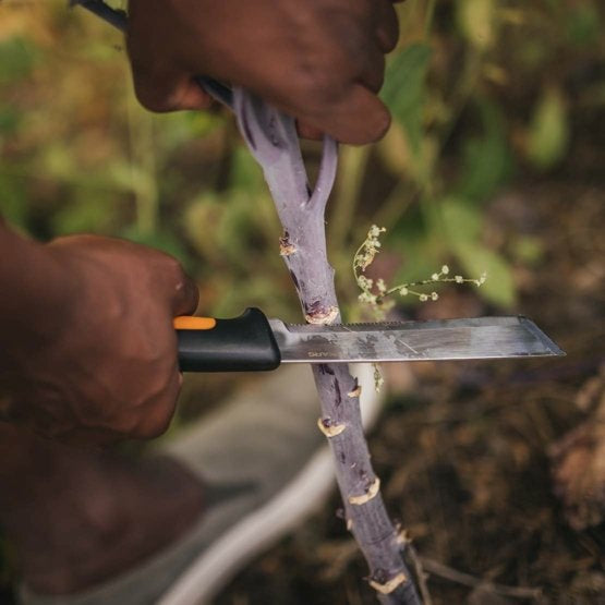 Fiskars X-Series K82 – Erntemesser 150 mm, Edelstahl, feststehend, schwarz, gelb