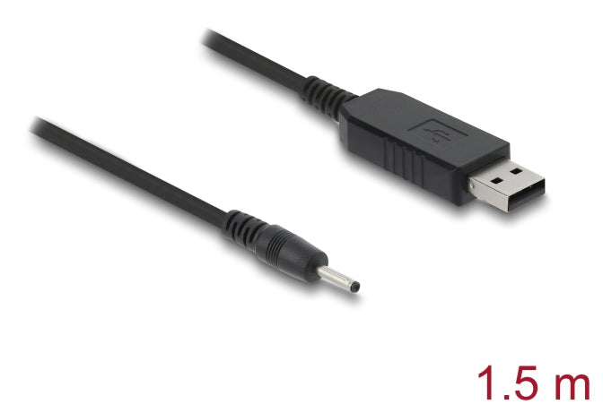 DeLOCK USB-A auf DC Kabel – USB 2.0 (480 Mbit/s) – 1,5 m – Schwarz – für Braun MGK3335, MGK3010, MGK3020
