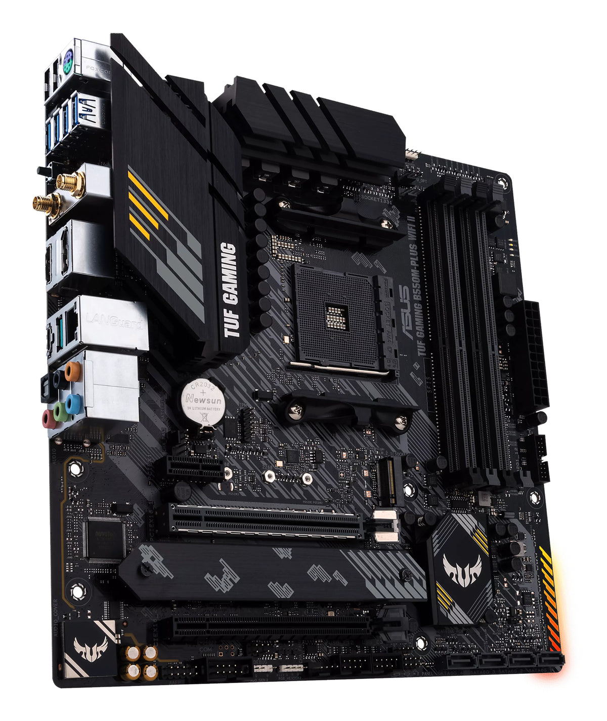 ASUS TUF GAMING B550M-PLUS WIFI II – Mainboard – AM4, AMD B550, mATX, DDR4