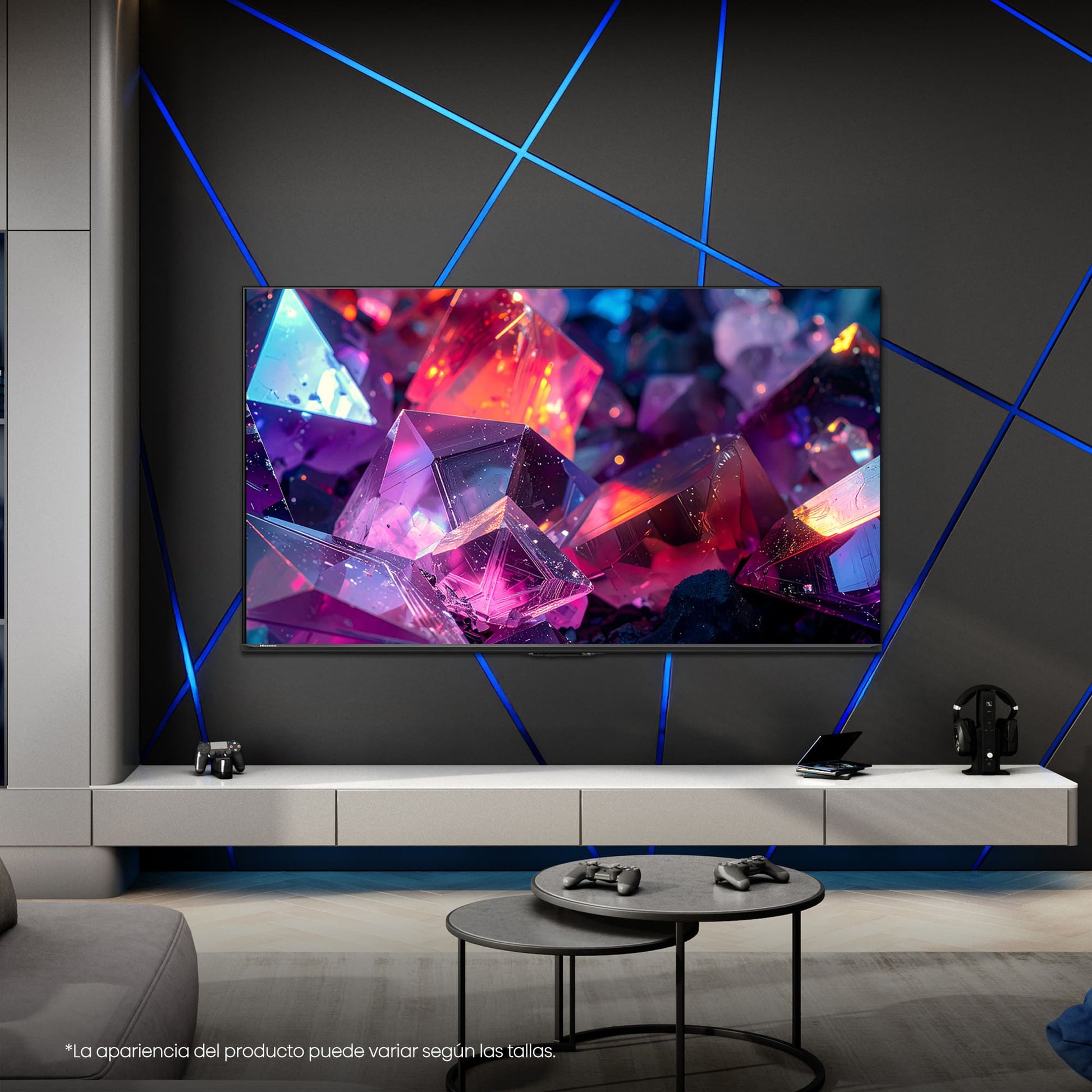 Hisense 85E7S PRO – 85" QLED Fernseher – 4K UHD – QLED – HomeOS U9 – 144 Hz – 400 cd/m² – Dolby Vision, HDR10+, HLG