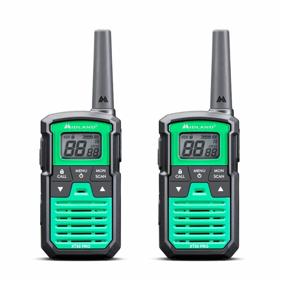 Midland XT30 Pro – Handfunkgerät, spritzwassergeschützt, 6 km Reichweite, 16 Kanäle