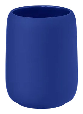 Blomus Zahnbürstenhalter Sono – Keramik, Ø8×10 cm, Blau