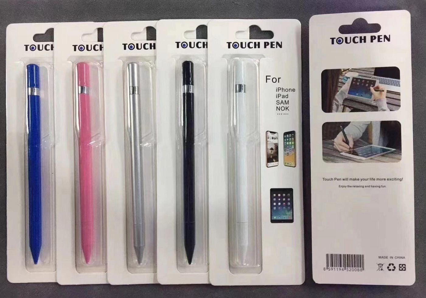 CoreParts Stylus Pen – Eingabestift – für Smartphone – Schwarz