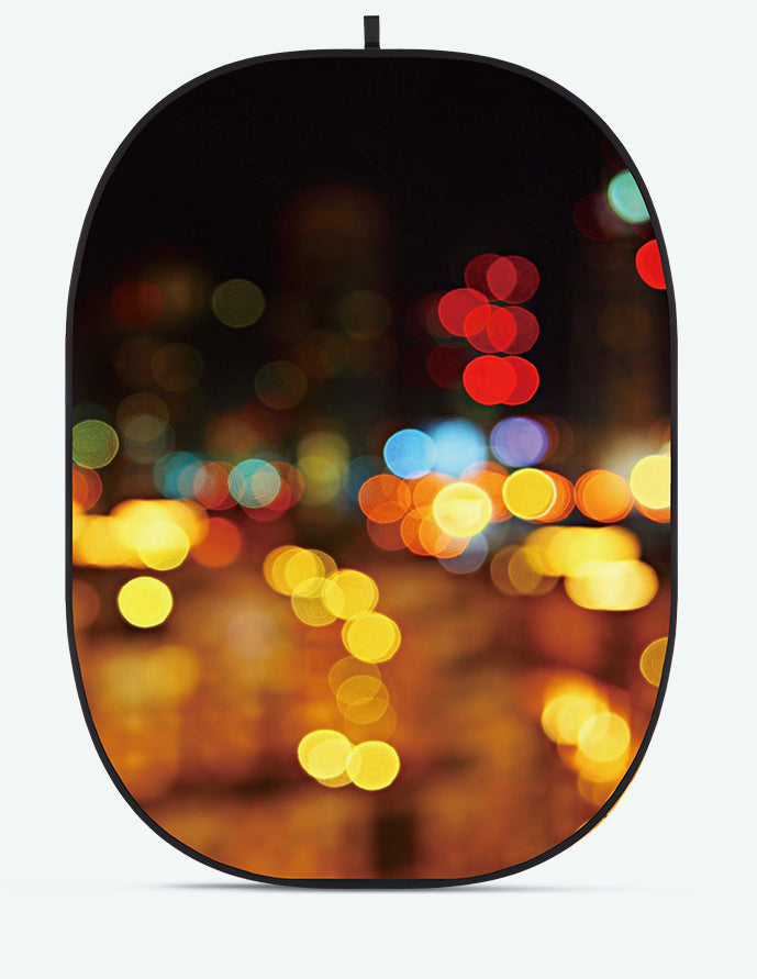 Godox CBA-TB0005 Hintergrundstoff – 1500 × 2000 mm, Kunstfaser, Bokeh-Muster (Gelb/Schwarz) – mit Tragetasche